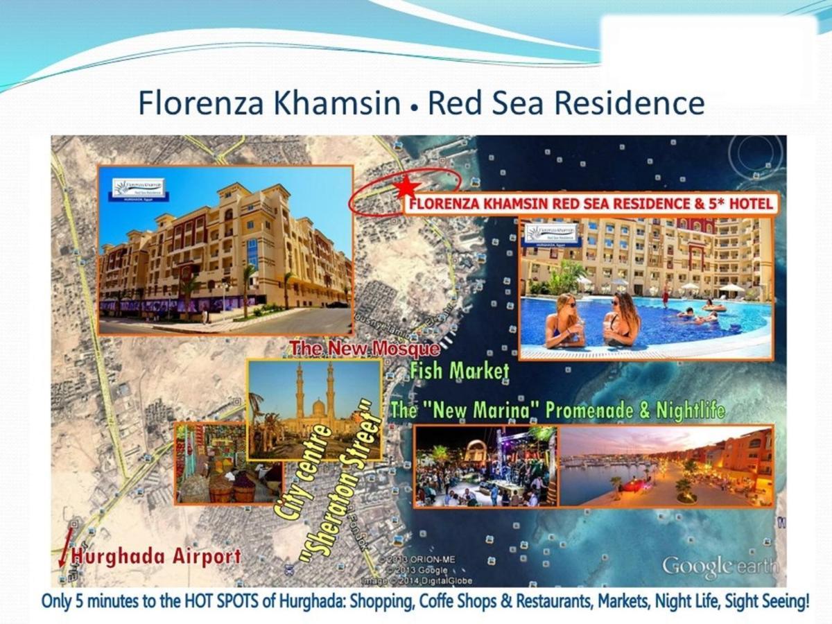 Studio H In Florenza Khamsin Hurghada Bagian luar foto